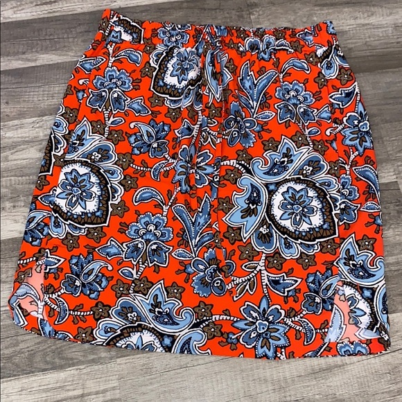 LOFT Dresses & Skirts - 💜 Colorful Paisley Print Skirt
